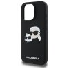 Karl Lagerfeld KLHMP16XSKCHPPLK iPhone16 Pro Max 6.9 czarny/black hardcase Silicone Double Heads Print MagSafe